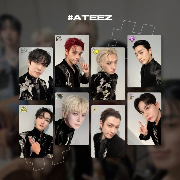 Producto - Photocards Ateez - 'Atiny Zone'