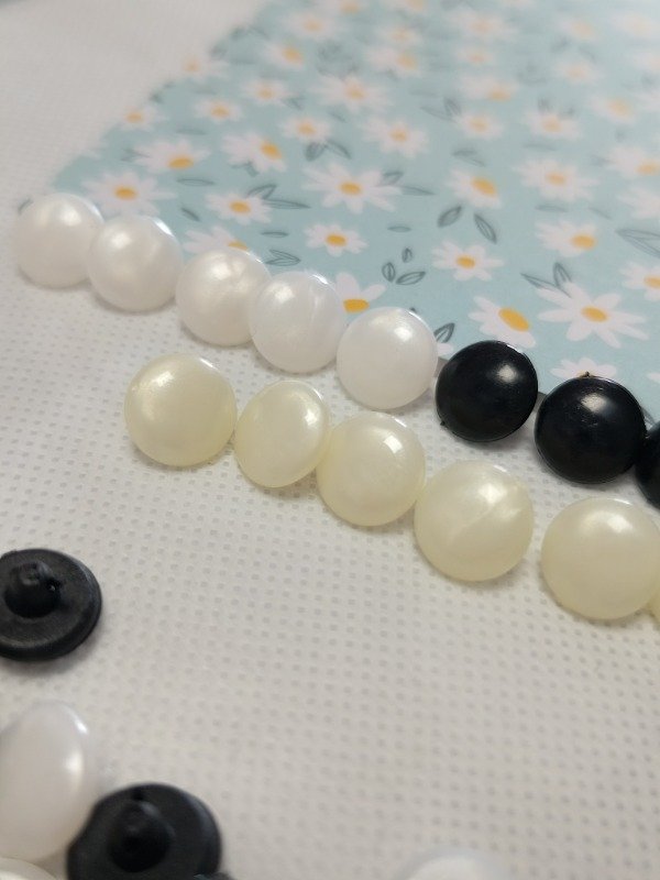 Producto - Botones perla chata 14 mm - 1