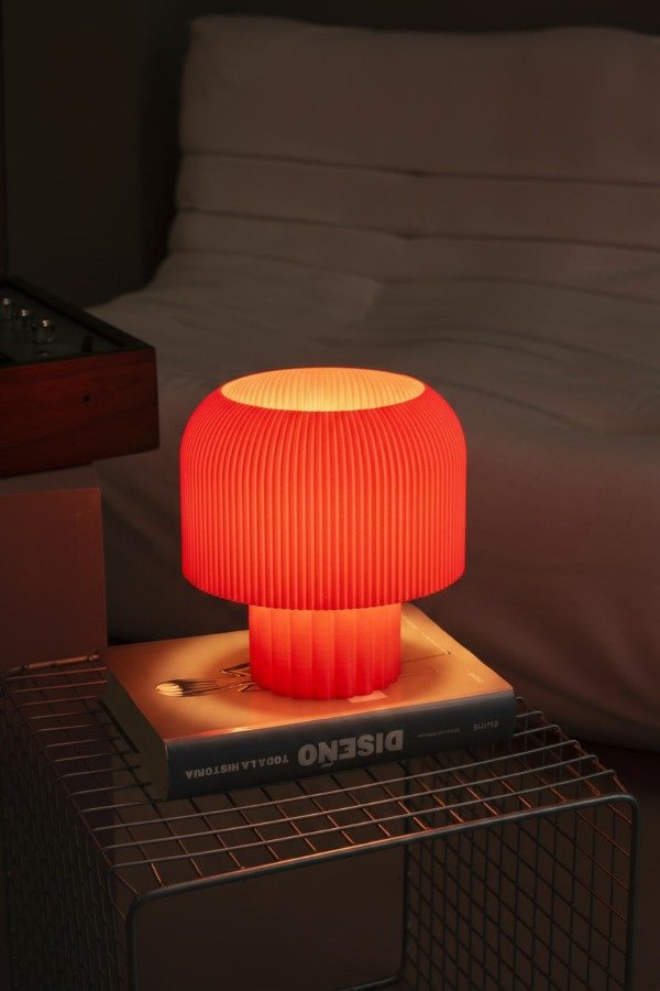Producto - Lampara Hongo Roja - 1
