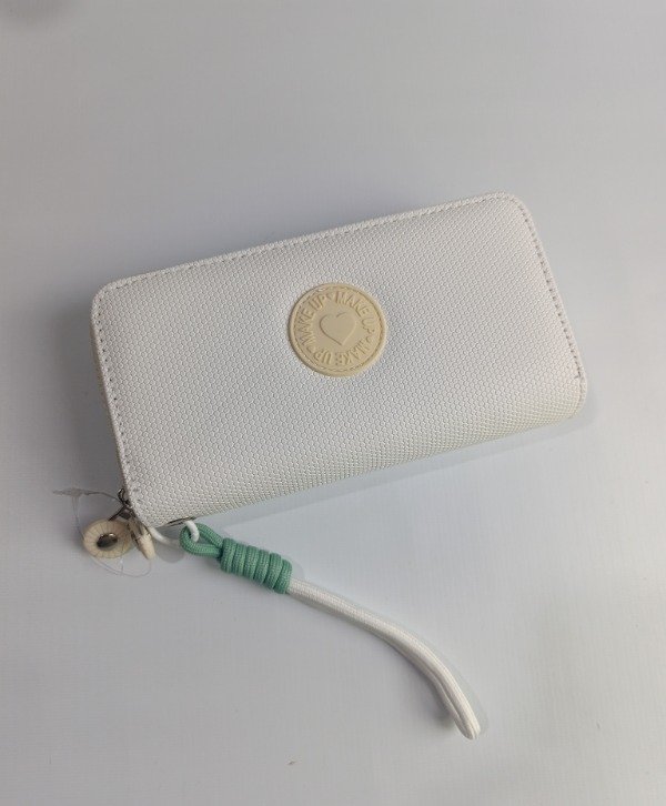 Producto - BILLETERA DOBLE CIERRE GRANDE VENECIA BLANCO