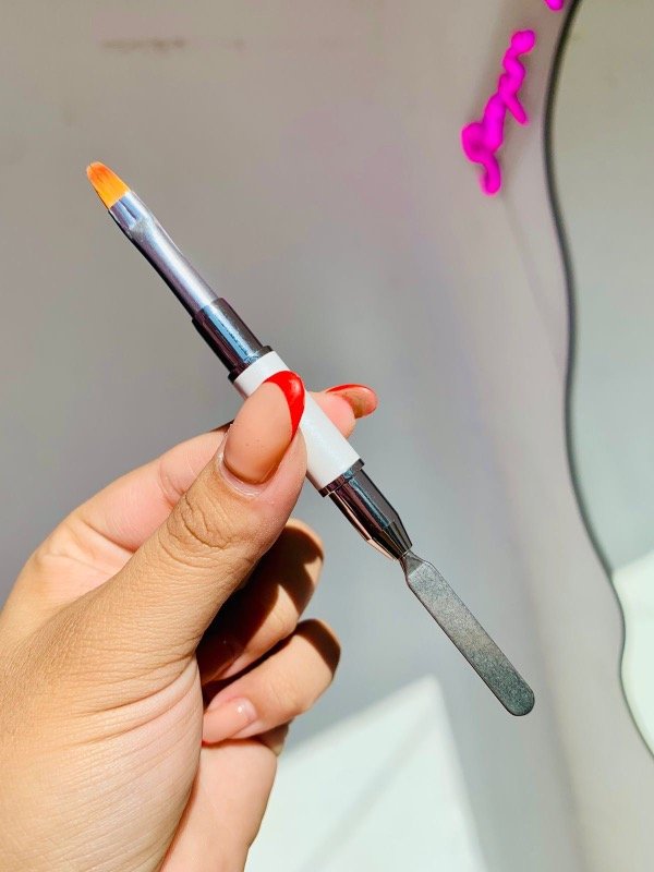Producto - Pincel de Poly gel con espatula