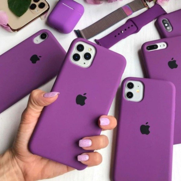 Producto - Silicone Case Iphone Violeta
