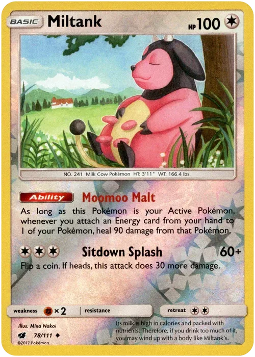 Producto - Miltank - 78/111 - Crimson Invasion - Reverse Holo