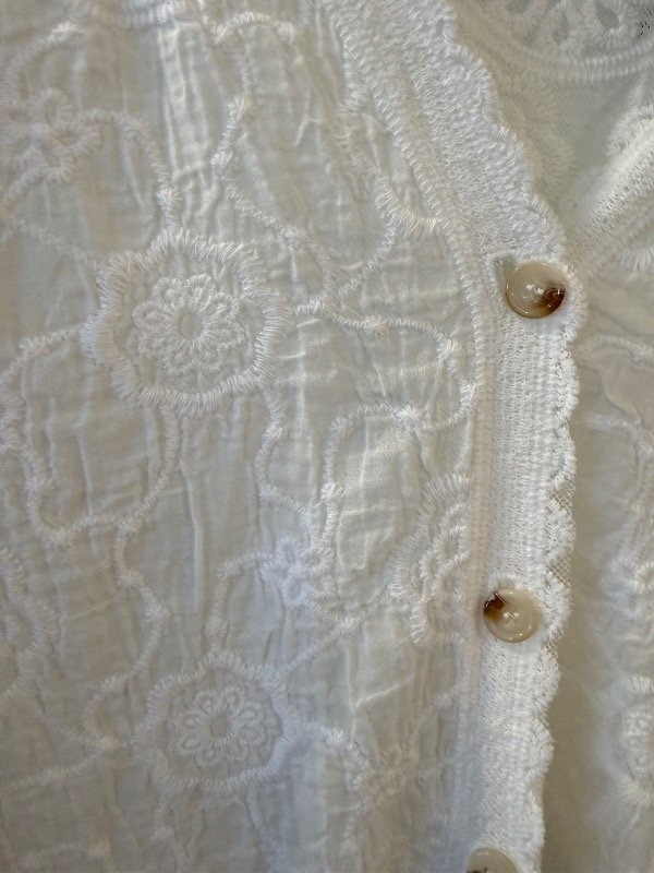 Producto - Blusa Elda encaje blanca manga corta - 3