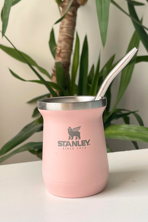 Producto - MATE TERMICO ROSA - Bombilla de regalo