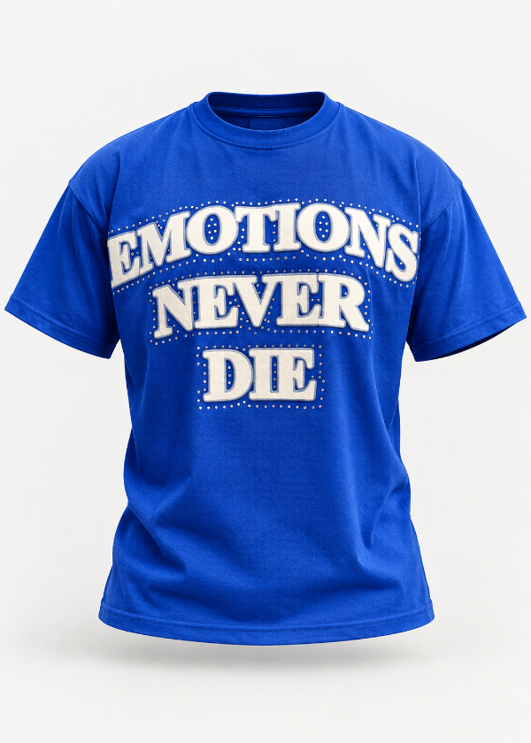 Producto - Remera Mixed Emotion Never Die Azul - 2
