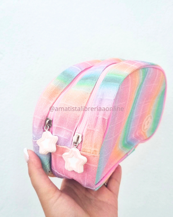 Producto - Cartuchera arcoiris glitter XL