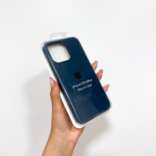 Producto - 34.Silicone case azul petróleo