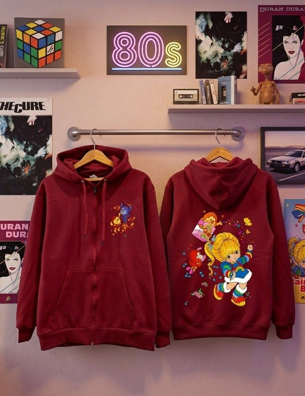 Producto - Campera Algodon Rustico Rainbow Brite Sparkle Gris - 3