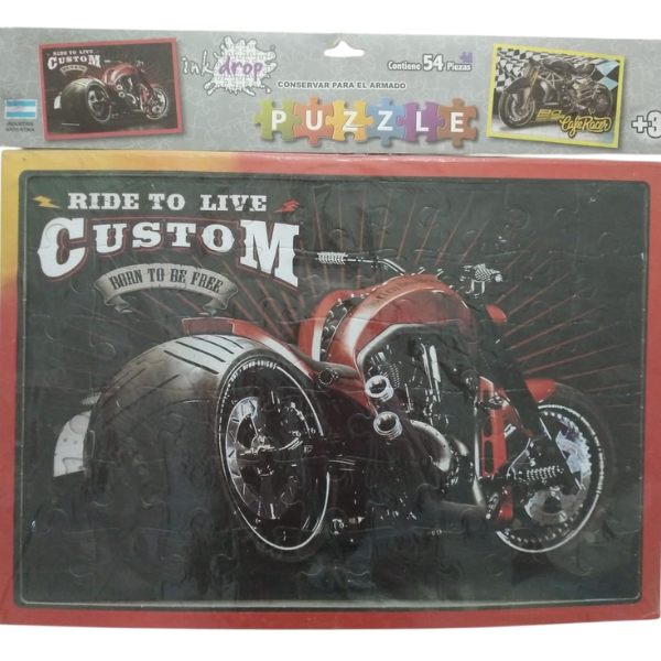 Producto - ROMPECABEZAS 54 PIEZAS MOTO - 0