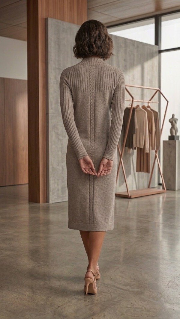Producto - Vestido Manhattan Full-Knit - Sofisticación Sin Costuras - 6