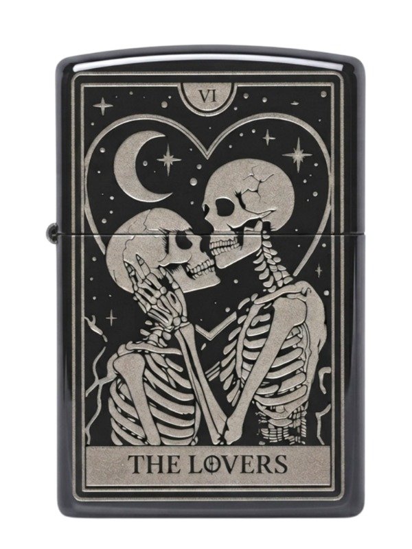 Producto - ENCENDEDOR RECARGABLE A BENCINA TAROT THE LOVERS LOS AMANTES
