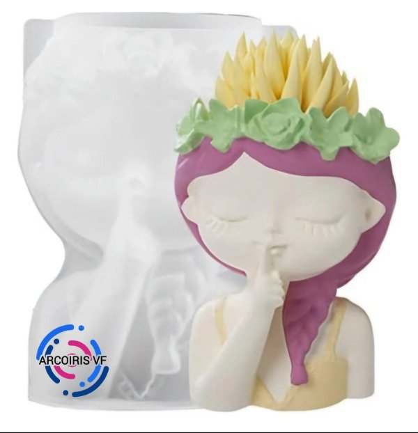 Producto - Molde Maceta Nena Silencio