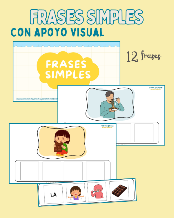 Producto - FRASES SIMPLES CON PICTOGRAMAS
