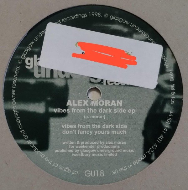 Producto - ALEX MORAN Vibes From The Darkside EP Vinilo 12 UK 1998 DEEP HOUSE - 2