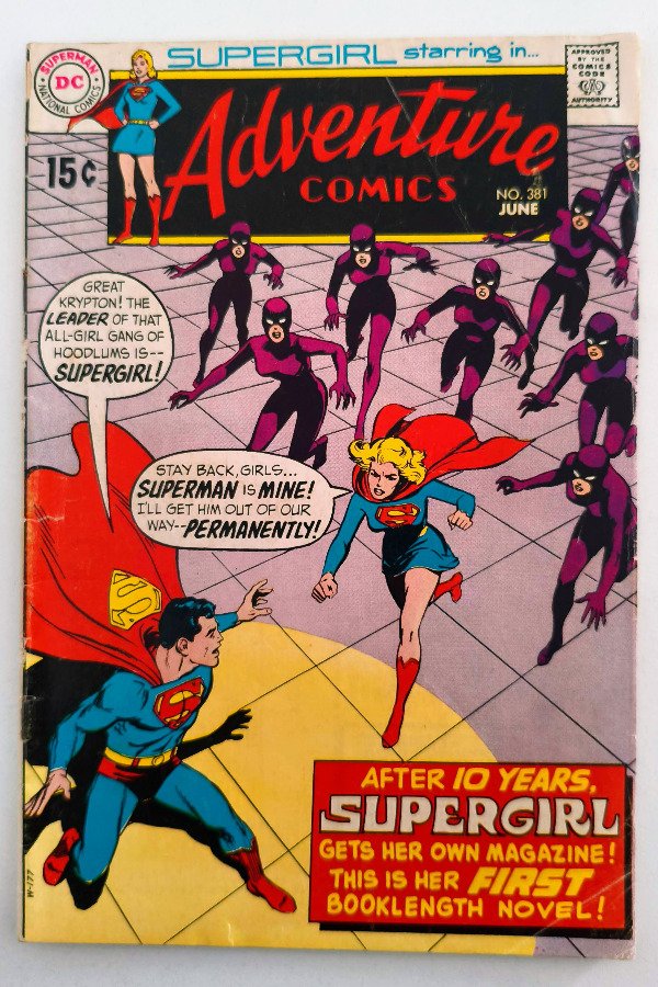 Producto - Adventure Comics #381 (1969) - Clásico primer cómic en solitario de Supergirl