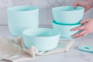 Producto - Bowl plástico Bipo 1,5L colores pastel 18x8cm