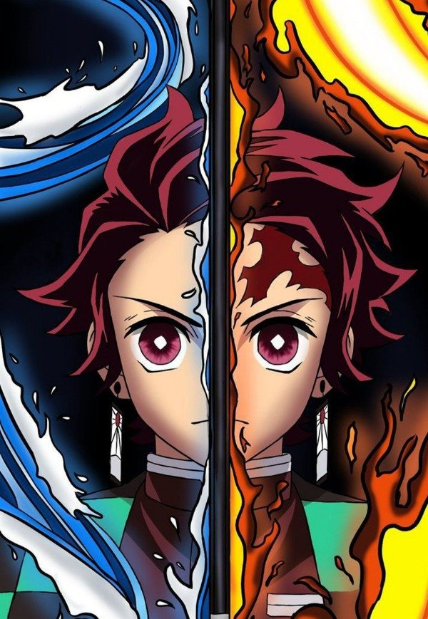 Producto - Cuadro Tanjiro Demon Slayer Retroiluminado