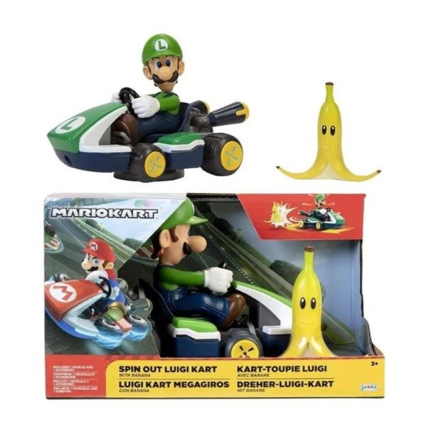 Producto - Mario Kart Luigi Kart Megagiros con Banana
