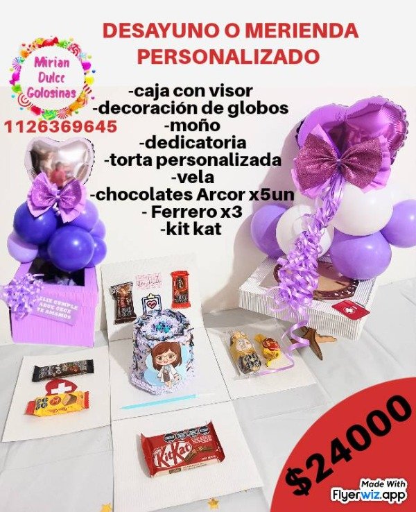 Producto - DESAYUNO EXPLOSIVO PROFESIONALES graduacion