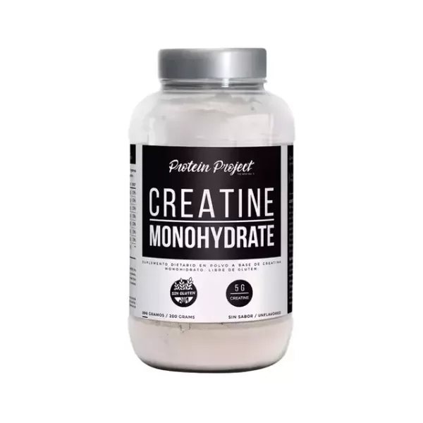 Producto - Creatina Monohidrato 200 Gr 40 Serv Protein Project Sin Tacc