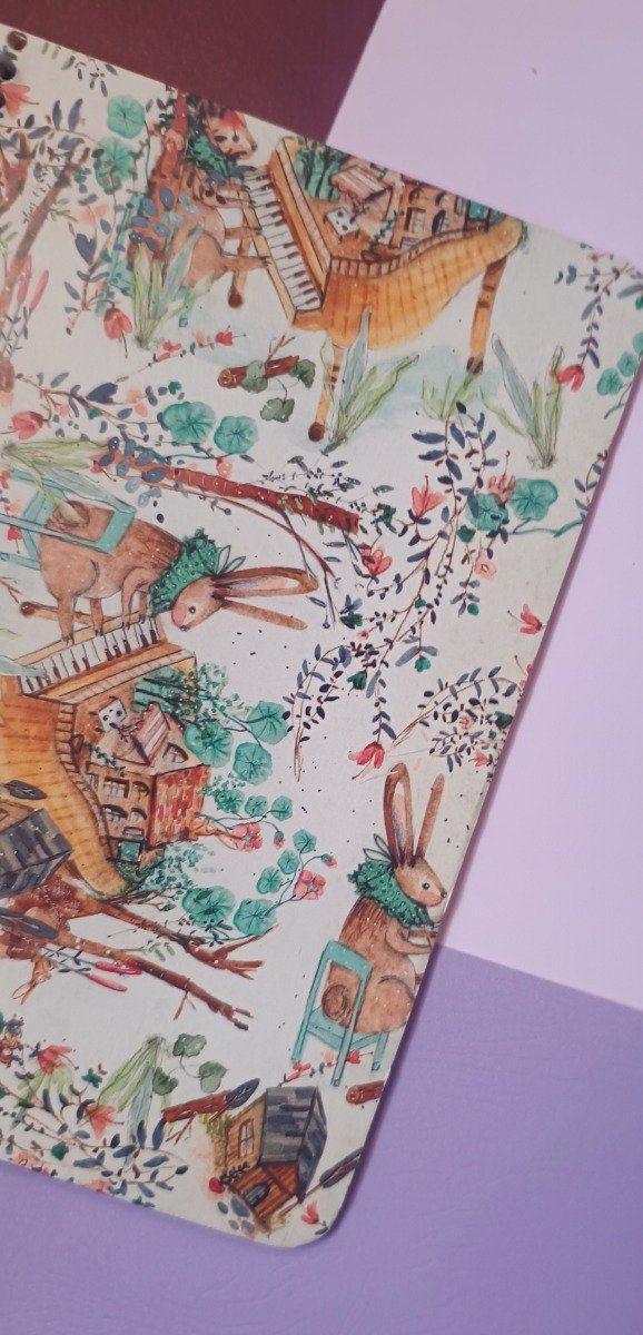 Producto - cuaderno conejo y su piano