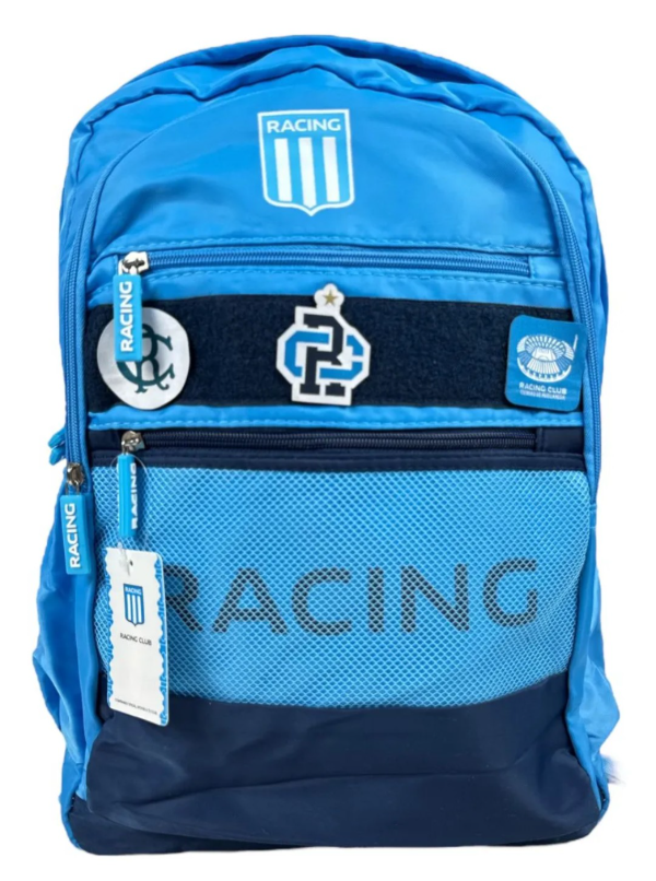 Mochila celeste racing club