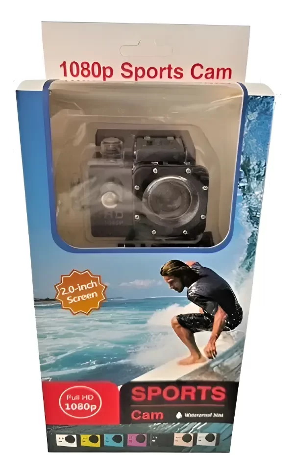 Producto - Camara Sport  Go Pro 1080p Full HD Negra - 1