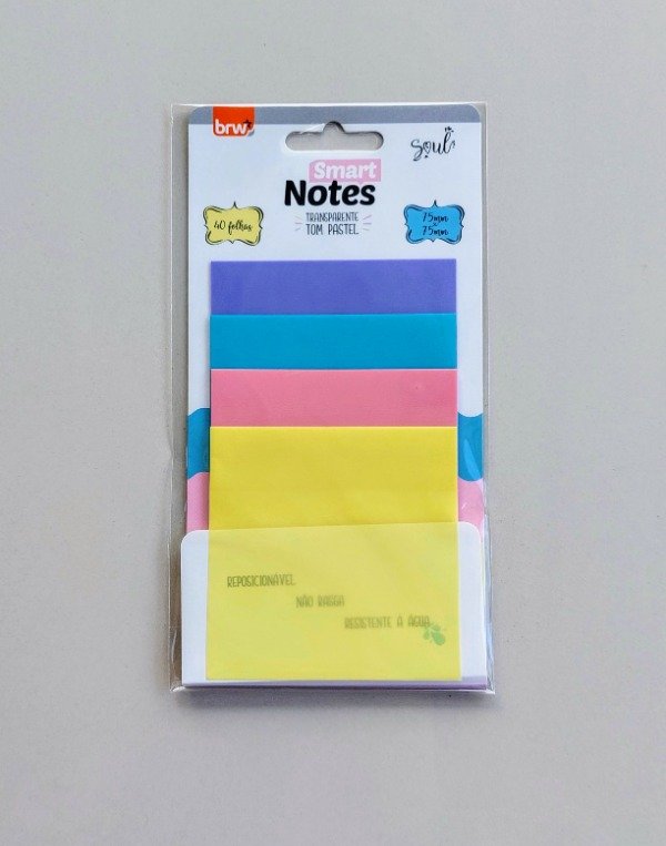 Producto - Block Notas Translúcidas Colores Pastel 76X76