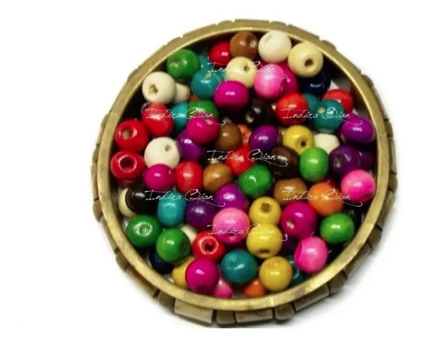 Producto - Bolitas de Madera 8 mm Surtidos