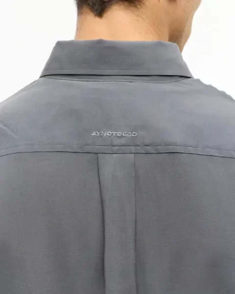 Producto - Camisa Cupro Gris Ay Not Dead - 4