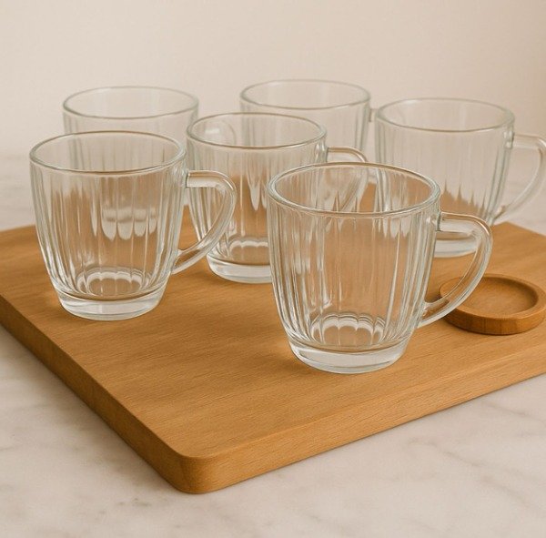 Producto - Taza de Vidrio con Asa 230ml