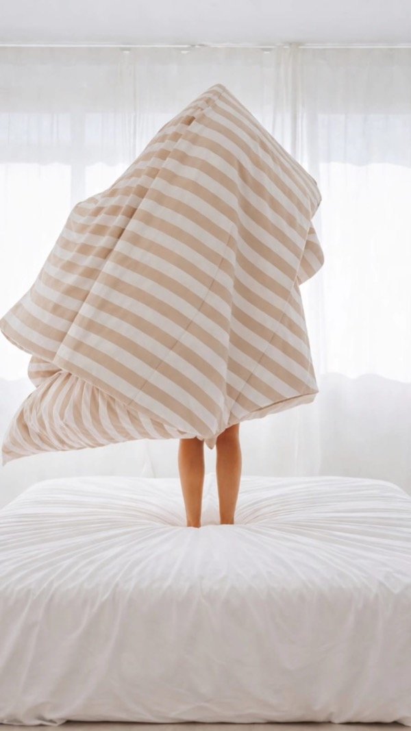 Producto - Edredon raya Beige