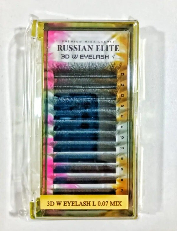 Producto - PESTAÑAS 3D RUSSIAN L 0.07 W MIX TECNOLOGICA