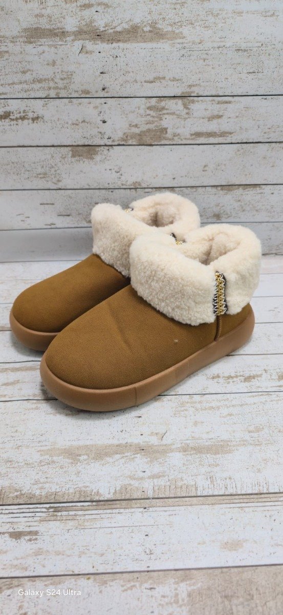 Producto - pantubota lisa con piel marron del 36 al 40 - 0