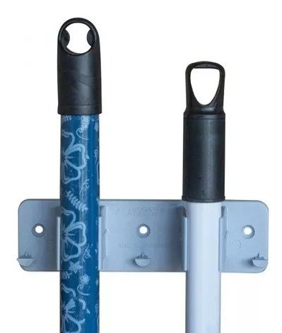 Producto - Soporte plástico para 2 escobas