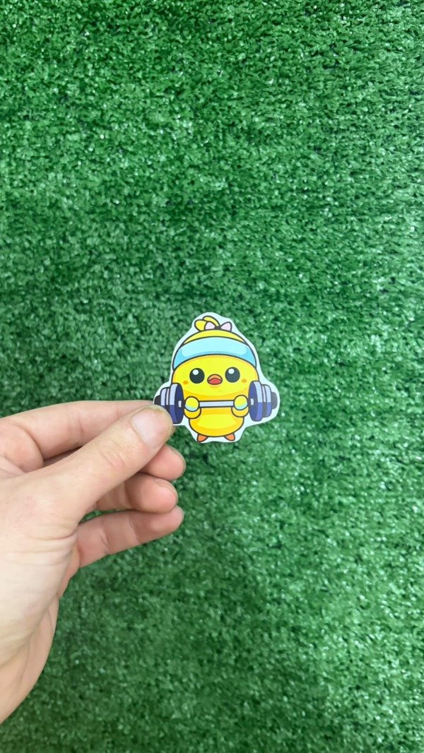 Producto - Stickers Fitness - Para Termos - PATITO FITNESS