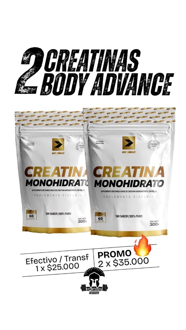 Producto - PROMO CREATINA BODY 300G X2 UNIDADES