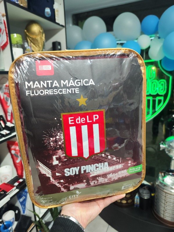 Producto - Frazada Estudiantes de La Plata Manta Mágica Fluorescente - 0