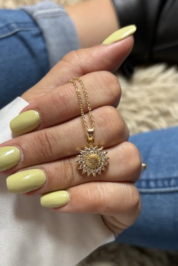 Producto - Collar Girasol Strass(Gold)
