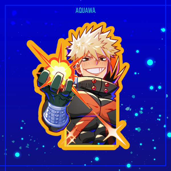 Producto - Sticker de Kacchan inviernoteta
