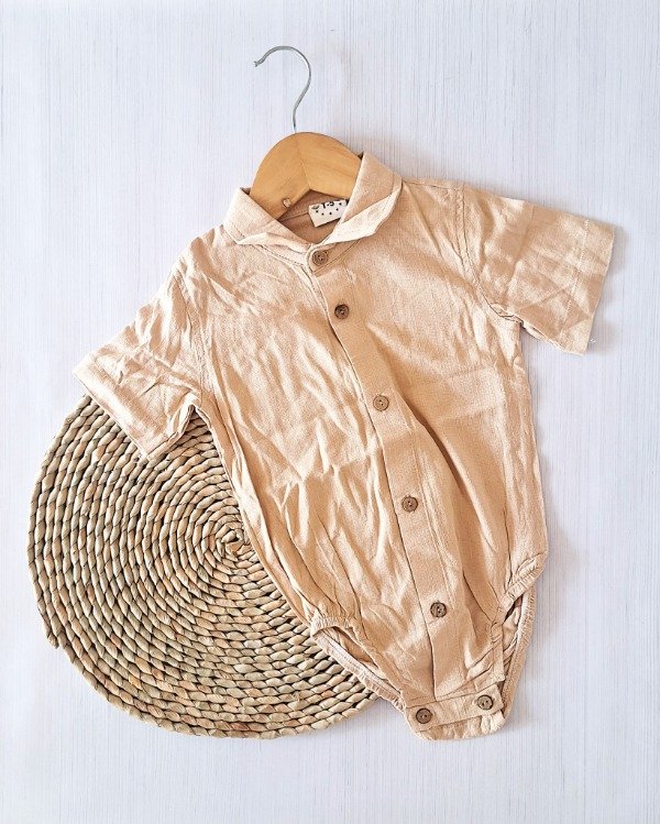 Producto - Body Camisa Lino Beige