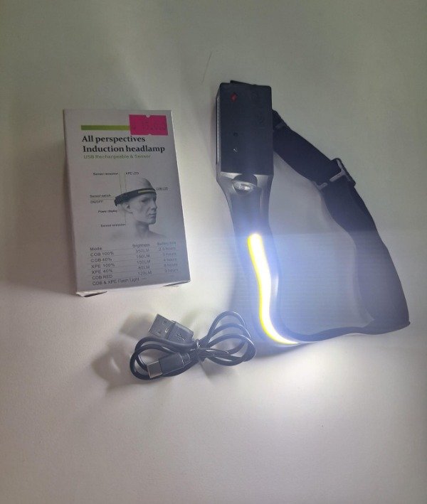 Producto - Linterna minera recargable 350lumenes
