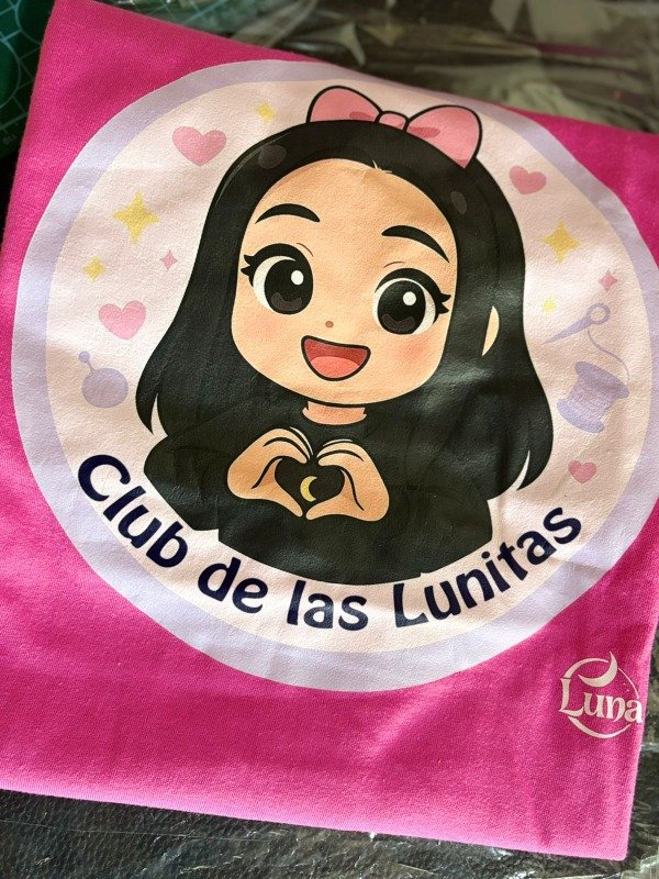 Producto - Remera Creaciones Luna - Club de las Lunitas Rosa