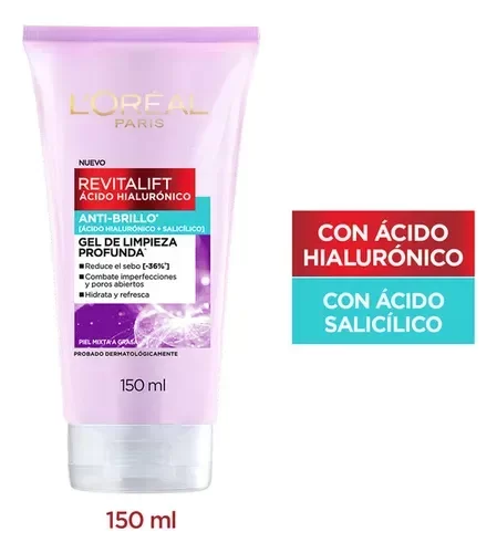 Producto - Gel de Limpieza antibrillo Loreal