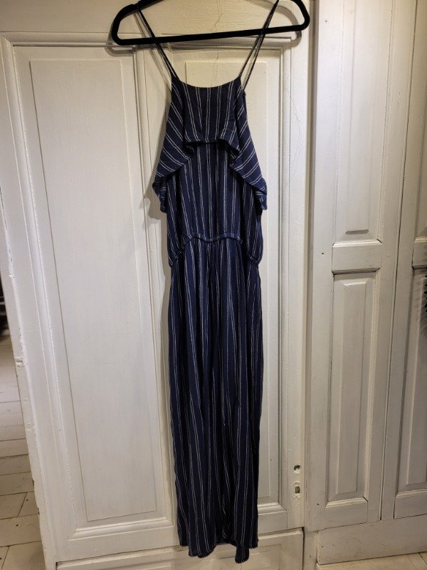 Producto - Mono AEROPOSTALE lino azul con rayas blancas Talle M/L - PRECIO: 72X