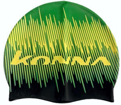 Producto - GORRO DE SILICONA - AMARILLO VERDE Y NEGRO - KONNA