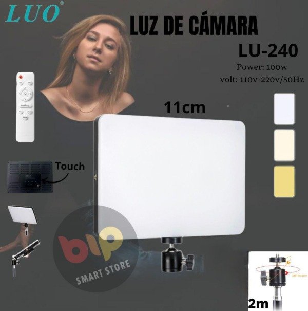 Producto - Panel de luz led cuadrado luz para fotografias
