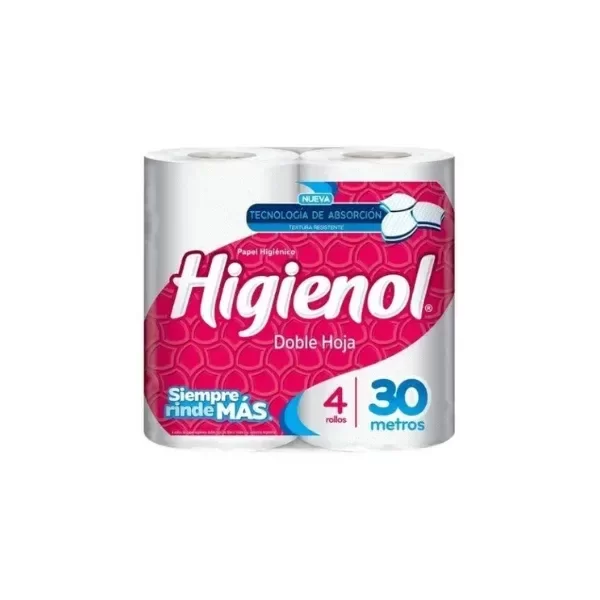 Producto - Papel Higienol  plus 4 x 30 metros doble hoja