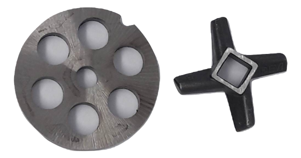 Producto - Disco Y Cuchilla Devi Para Picadora N 5 Afilable 12 mm